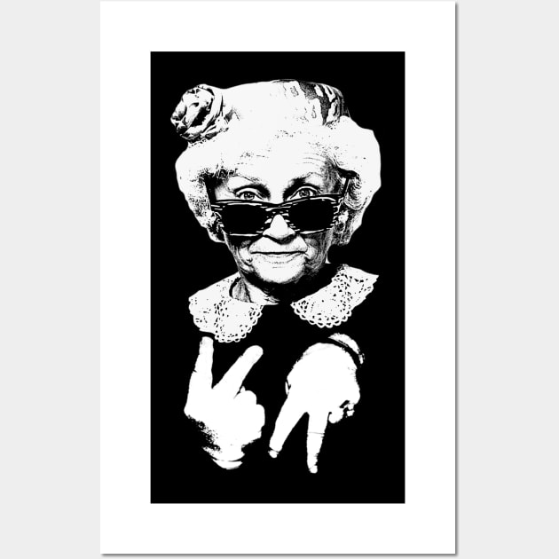 Sophia Petrillo / Violent Arrest Mashup Wall Art by darklordpug